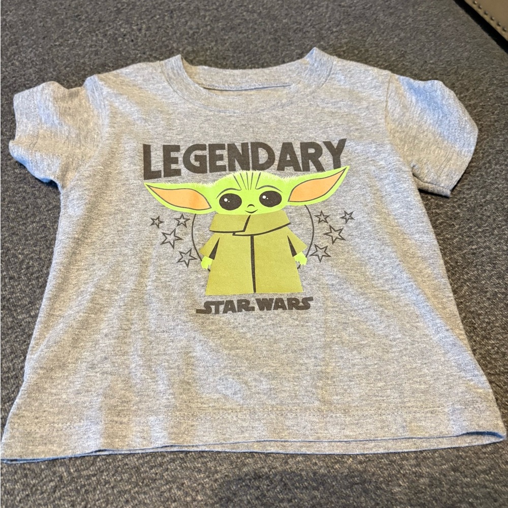 Disney Gray Star Wars Kids Shirt